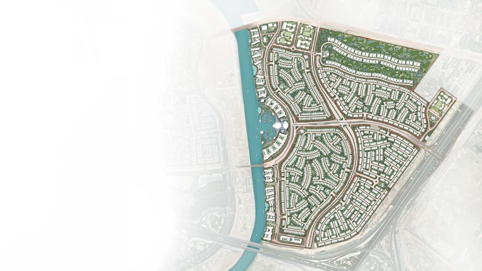 River Cove Residences at Sobha City — Lage